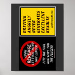 REVENGE+DRIVING ANGRILY-TWOFER posters