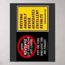 REVENGE+DRIVING ANGRILY-TWOFER POSTERS