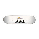 Revenge Of The Penguins. Custom Skate Board