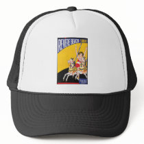 Revere Beach Sunday Boston Maine Railraod Mesh Hats