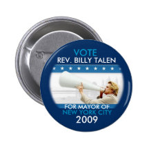 Reverend Billy Talen for NYC Mayor Pin