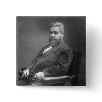Reverend Charles Haddon Spurgeon Pinback Buttons