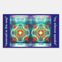 "reversal is the way" by Jon Welsh stickers