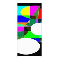 Reverse Abstract by Wendy C. Allen Customized Rack Card