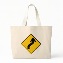 Reverse Curve (Right) Highway Sign bags