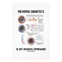 Reverse Genetics Is My Modus Operandi stationery