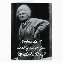 Reverse Mother's Day Card cards