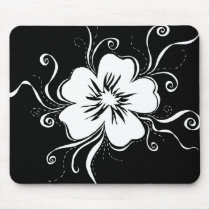 Reverse Playful Pansy Mousepad by DesignerGal Reverse Playful Pansy Mousepad