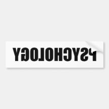 Reverse Psychology Bumper Sticker