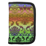 REVERSE RAINBOW FADE: Blue, Red, Gold, Orange Folio Planners