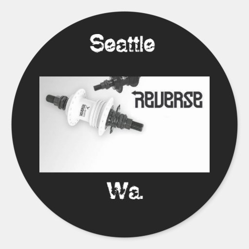 REVERSE STICKER Zazzle