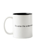 Reverse The Words mugs
