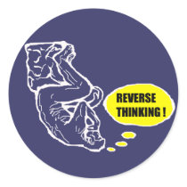 Reverse thinking stickers