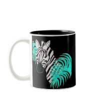 Reverse Zebra - Inverted mugs