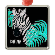 Reverse Zebra - Inverted Ornament ornaments