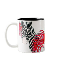 Reverse Zebra mugs