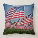 Reversible American Flag Throw Pillows