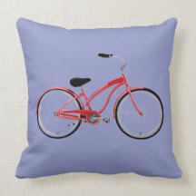 REVERSIBLE BICYCLE GIFT BIKE PILLOW
