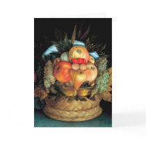 Reversible Head With Basket of Fruit 1590 - Arcimb Cards