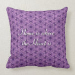 Reversible Pillow Talk Purple Aqua Grunge Stars