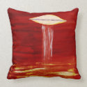Reversible Pillow - UFO - Red/Purple - VISION-D8