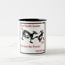 Revés alto la taza del poder tazas
