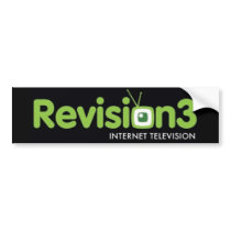 Revision3 Sticker bumper stickers