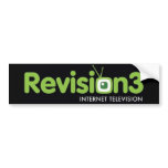 Revision3 Sticker Bumper Stickers