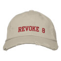 REVOKE 8 embroidered hats by pagetjones REVOKE 8 embroidered hats
