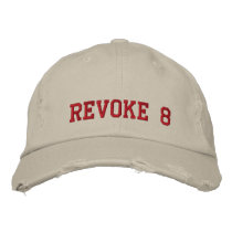 REVOKE 8 embroidered hats by pagetjones REVOKE 8 embroidered hats