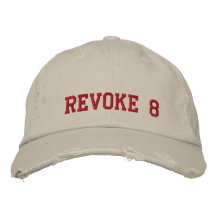 REVOKE 8 EMBROIDERED HATS