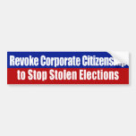 Revoke Corporate Citizenship Bumper Sticker