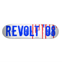 REVOLT'08 [tragictruthology] Skateboard Deck