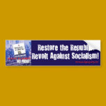 Revolt Against Socialism Bumper Sticker bumper stickers