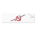 Revolt Against Socialism bumper stickers