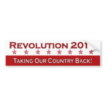 Revolution 2010 bumper sticker