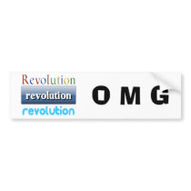 revolution bumper sticker