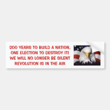 Revolution Bumper Stickers