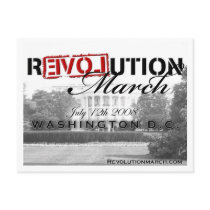 Revolution March postcard!
