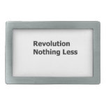 Revolution Nothing less- belt buckle belt buckles