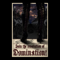 Revolution of DomiNation! Poster posters by FetSyn Revolution of DomiNation! Poster posters