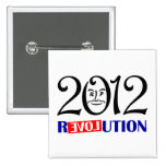 revolution pinback button