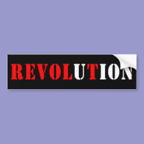 Revolution W Bumpersticker