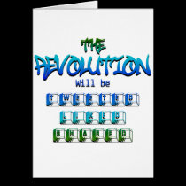 Revolution will be tweeted liked shared (Ver.2) cards