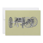 Revolutionary War Cannon Invitation