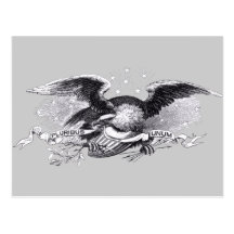 Revolutionary War Eagle Post Card