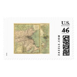 Revolutionary War Map - 1775 Stamp
