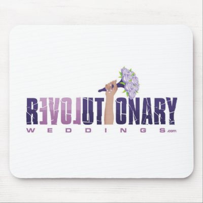 Revolutionary Weddings_final logo (updated2) Mouse Pads
