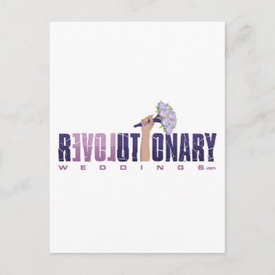 Revolutionary Weddings_final logo (updated2) Post Card