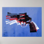 Revolver on White Posters